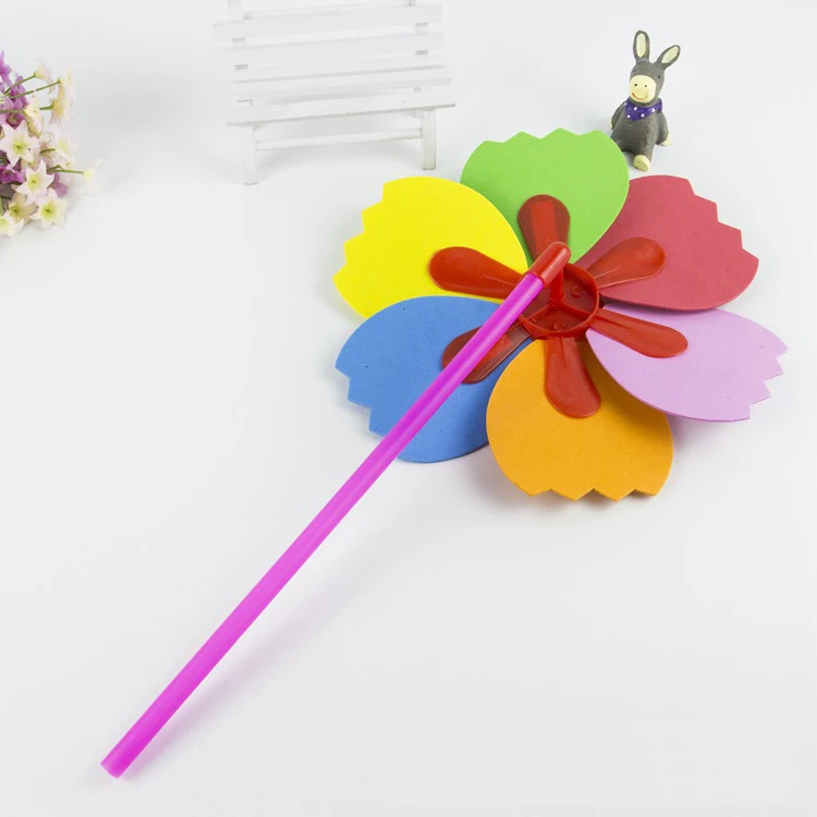 
DIY eva colorful Garden Decoration kids Windmill 