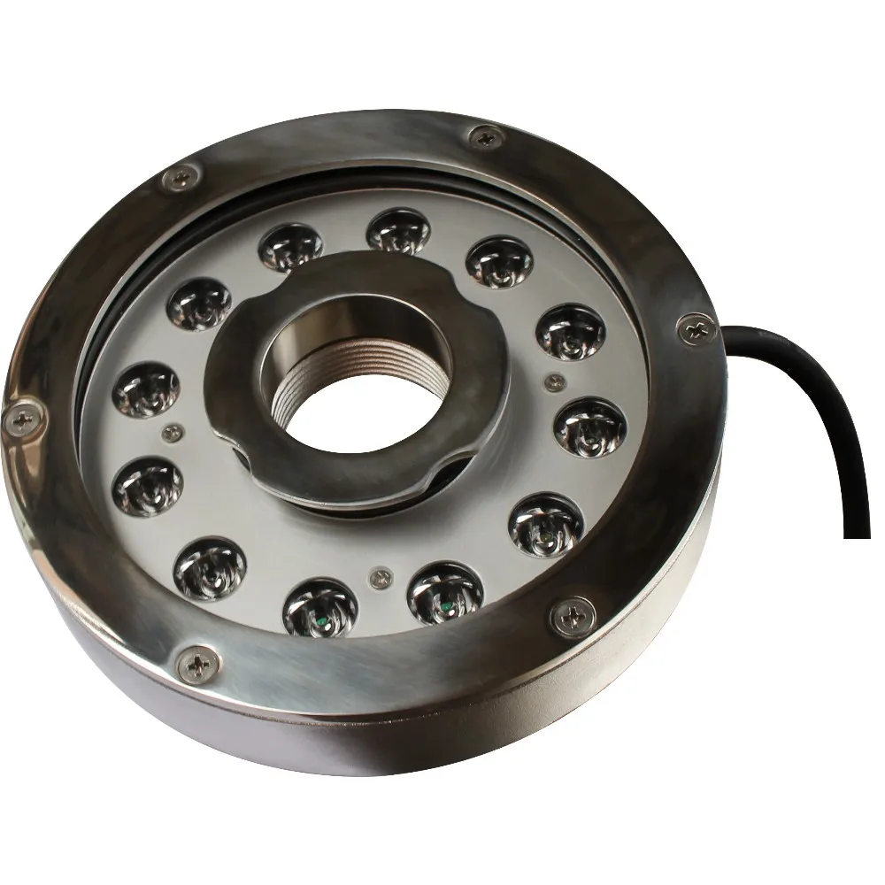 
316L stainless steel ip68 waterproof dmx submersible led fountain lighting 