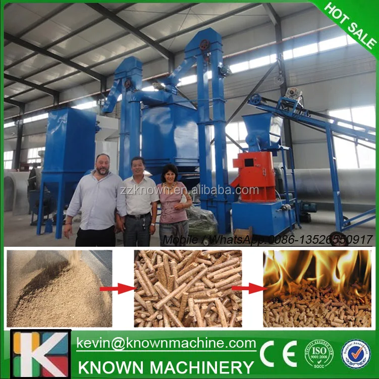 OEM Высокое качество 2000 ~ 3000 кг/ч производственная линия древесных гранул экспорт в Италию!