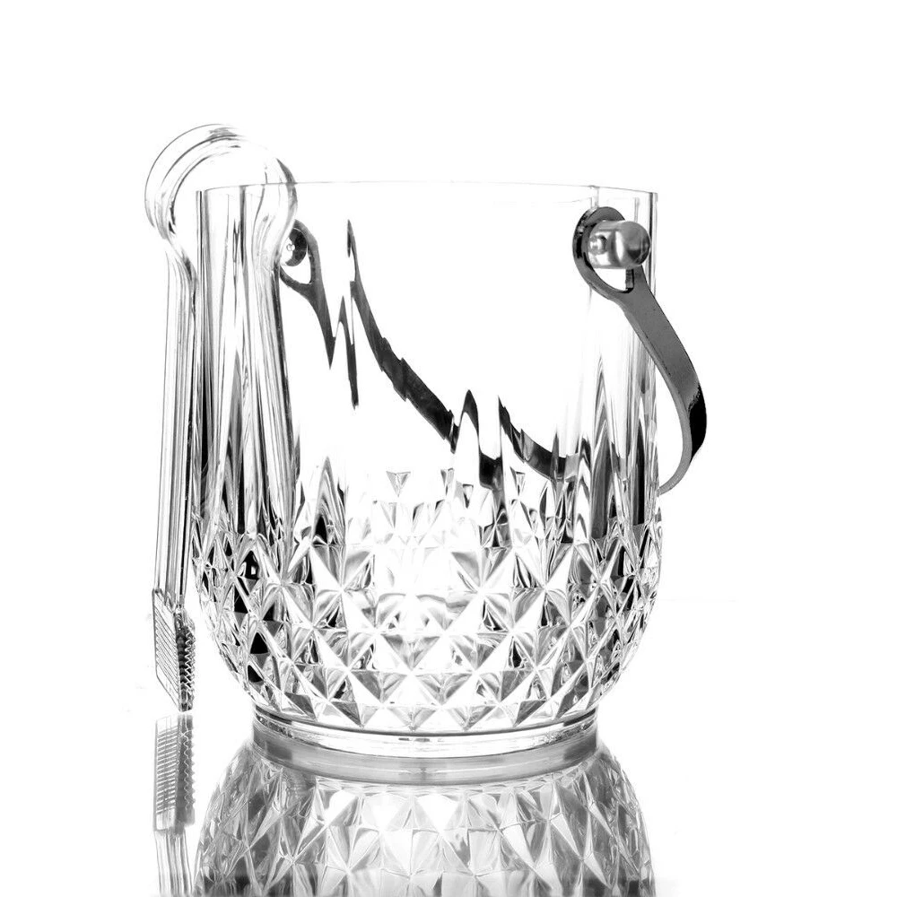 One bottle PS Ice Buckets With Tongs SW-7702A