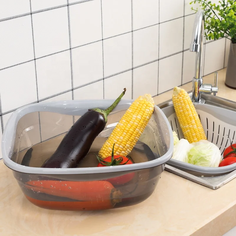 
Durable Colorful Plastic Basin for Bathroom &Kitchen 