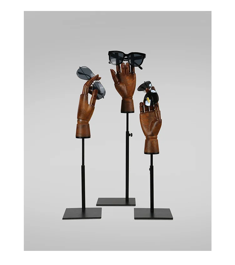 adjustable mannequin wood articulated hand model display