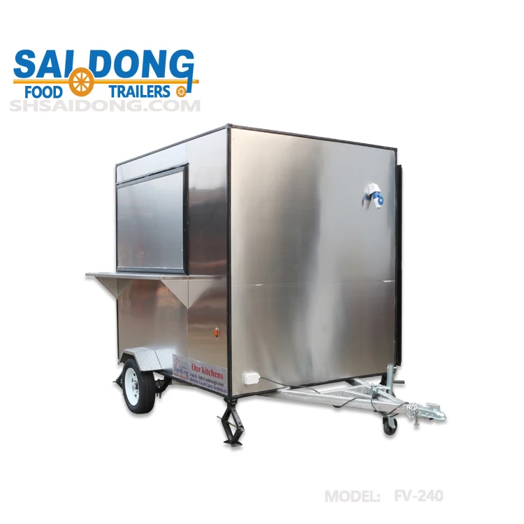Hot sale mobile food concession trailer/food truck for sale