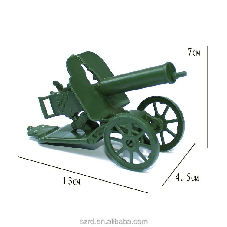 OEM custom figure Emulational plastic cannon mini army toys/custom pvc army toy/oem toy maker vinyl figure