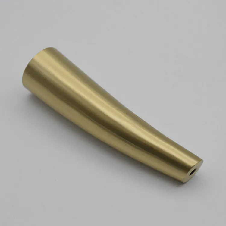 Furniture tapered metal ferrules brass table leg toe caps