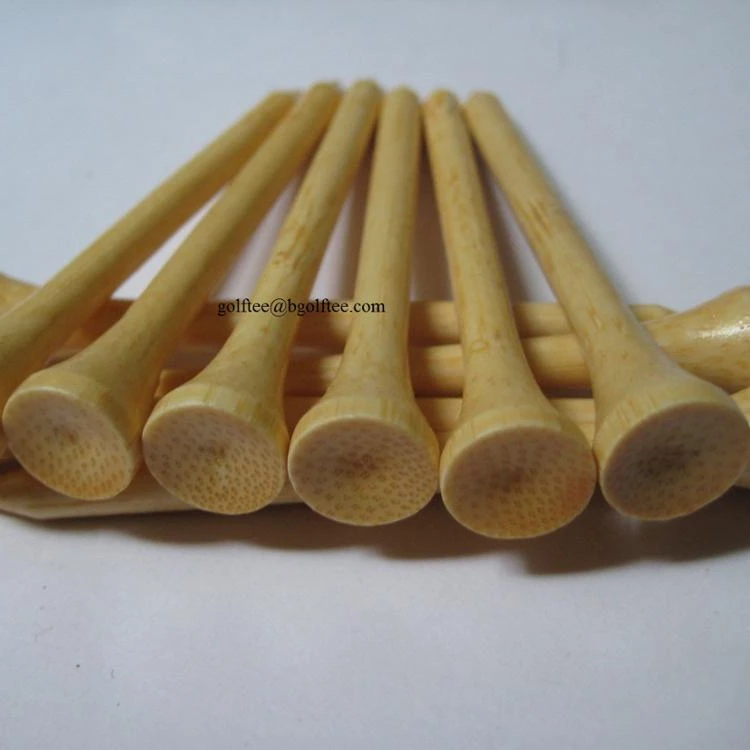 
white natural bamboo golf tees 