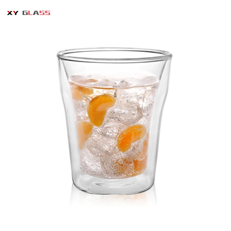 classical double wall hot drinks heat proof glass coffee tea tumbler