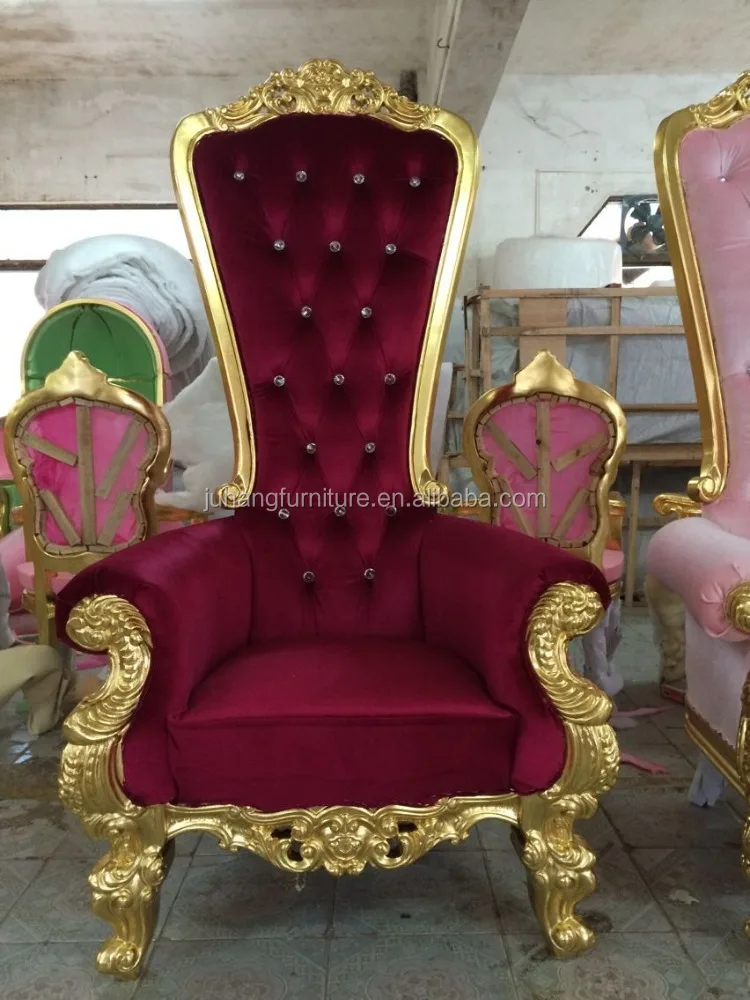 Popular Wedding Throne King and Queen Chair for sale