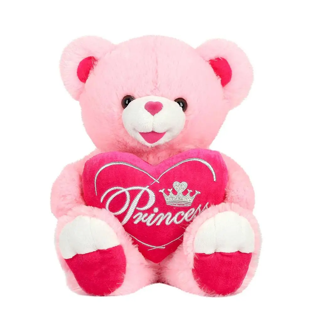 2020 Мягкие Плюшевые Животные Мишка в форме сердца красного цвета на День святого Валентина Плюшевый единорог Мишка Тедди подарки для девочек