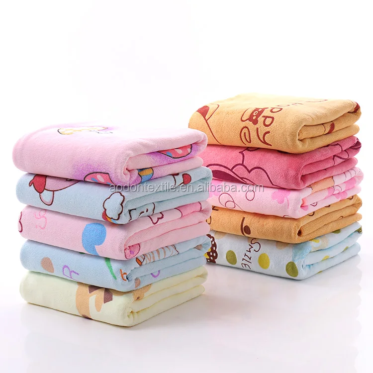 
printed microfiber bath towel 