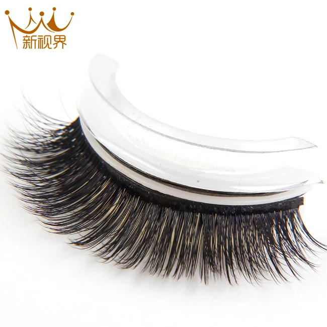 Синтетический материал волос и черный цвет отдельных ресниц фабрики Pingdu