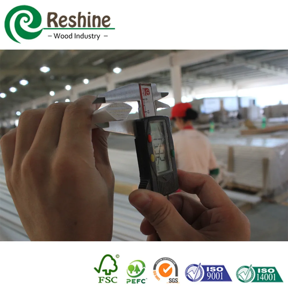 White Primed FJ Wooden decorative quarter round floor moulding