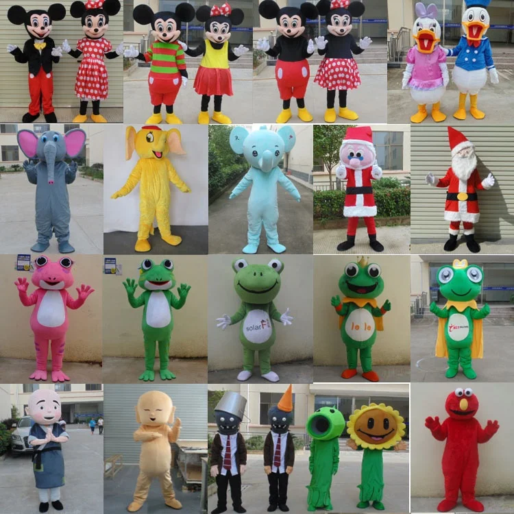 
Adult plush hot sale mascot costume in stock 