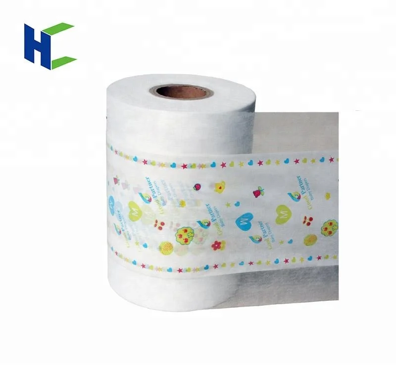 Wholesale Breathable Pp Nonwoven Fabric Pe Film Super Soft Cotton Baby Diaper Laminated Backsheet