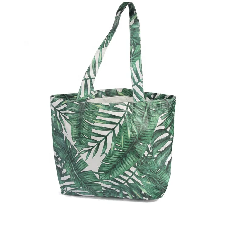 New Eco-friendly Material Fashion Tyvek DuPont Paper Standard Size Bag Foldable Reusable Shopping Bag