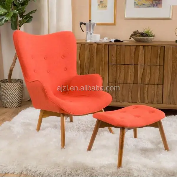 modern fabric armchair
