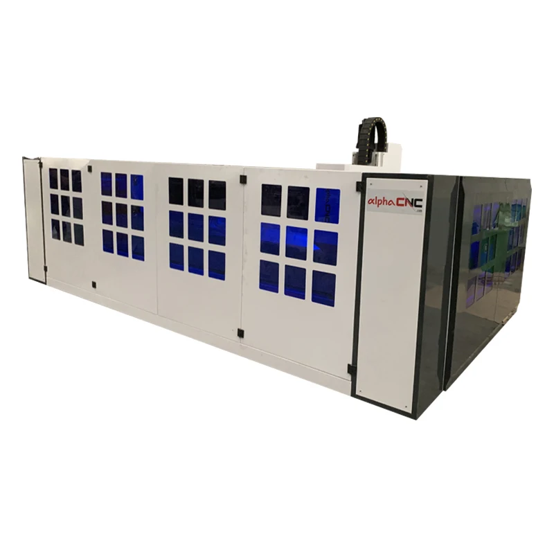 Heavy Duty Fully Enclosed No Dust Marble Granite Laminate Countertop Cutting Polishing CNC Machine Stone ATC CNC Machine