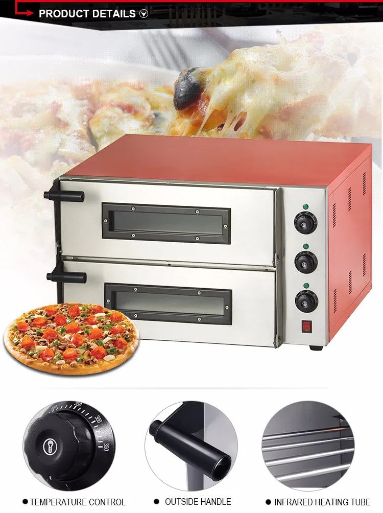 high quality chinese kitchen equipment electric bread baking oven pizza
