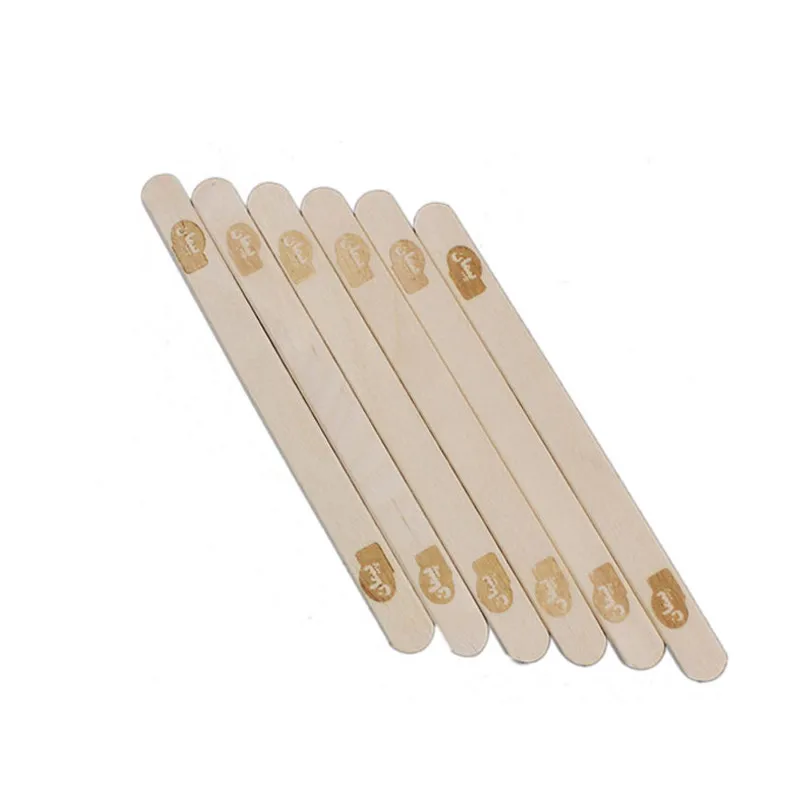 China supplier disposable factory price wood ice cream stick with logo branding