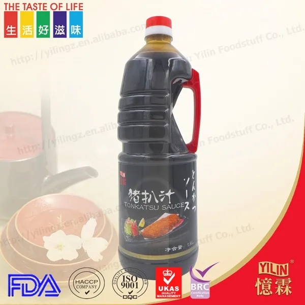 Haccp горячей продажи высокого качества 1. 8L Janpanese tonkastu соус для свинины steek