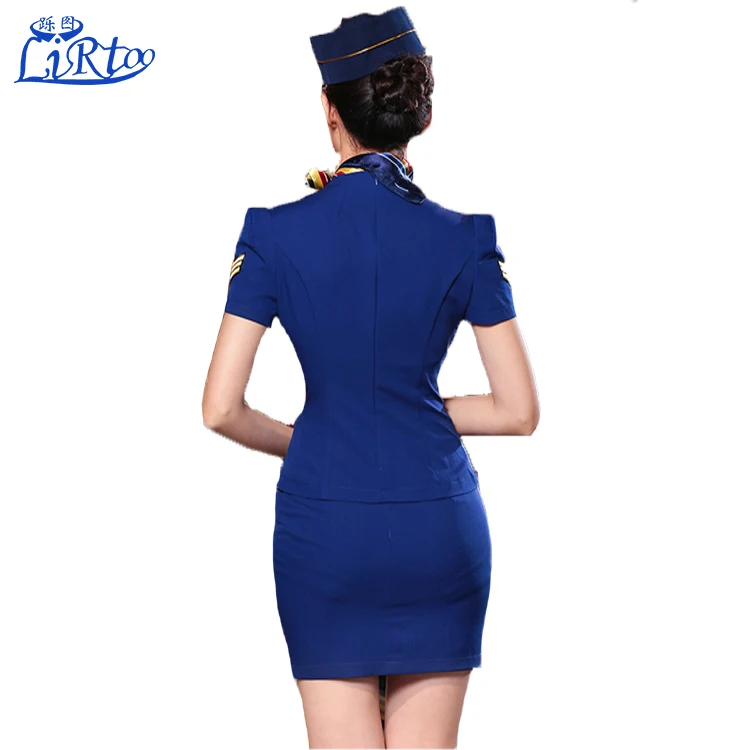 Высококачественная женская профессиональная тонкая униформа для стюардесс