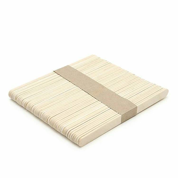 Custom disposable medical sterile wooden tongue depressor wax applicator sticks with CE for sale