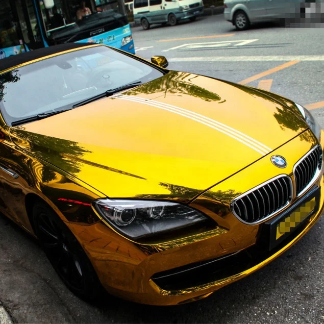 1.52*18m Good Stretchable Purple Mirror Chrome Car Wrapping Vinyl Wrap