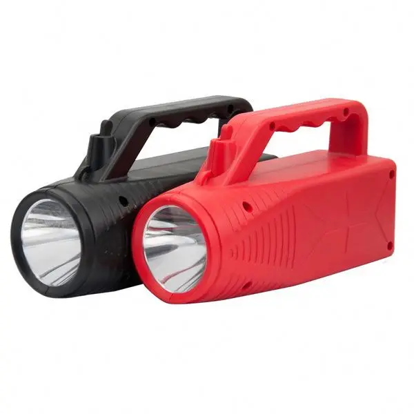 Supply Battery Bright Flashlights Led Flashlight Rechargeable Emergency Torch Light High Power Camping Waterproof ROHS Ip44 ABS