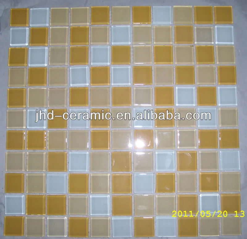 Cheap Price 25x25mm Ceramic Mosaic Tile For Swimming Pool Stock