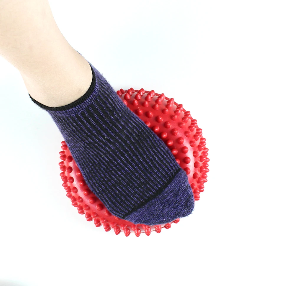 Custom Gymnastic Massage Ball Half Round Ball Balance Pods Foot Massager Myofascial Release Yoga Balance Spiky Massager Ball