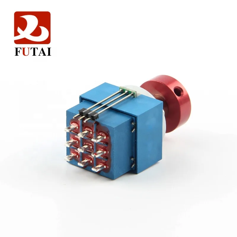 FS3PDTLED-LS LED 3PDT фиксации пайки ножного переключателя двухцветная RG RB