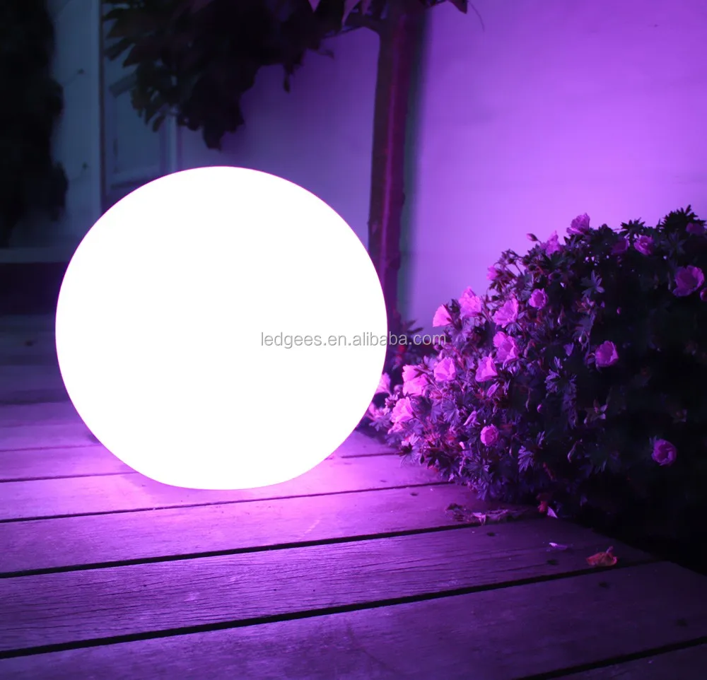 Multi color transparent LED Floating Led Illuminated Swimming Pool Ball Light