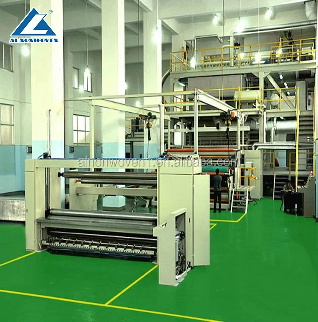 AL-3200MM S PP Spunbonded Nonwoven Fabric Making Machine Production Line From China Manufacturer