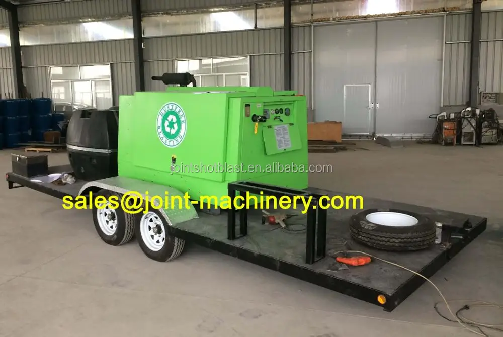 
high pressure industrial mobile used wet water blaster dustless sandblaster mobile db500 manual portable sand blasting machine 