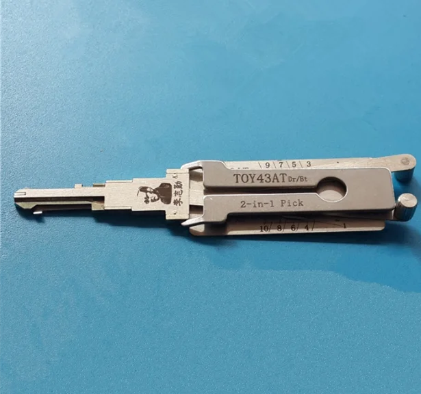 Lishi TOY43AT 2 в 1 автоблокировка и декодер