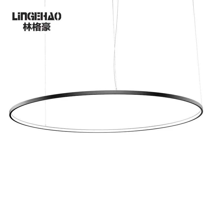 Заказной круг или круглая алюминиевая современный простой боковой подсветкой кулоны с резиновыми полосками продается ювелирных диаметром 300/400/600/800/1000/1200 мм