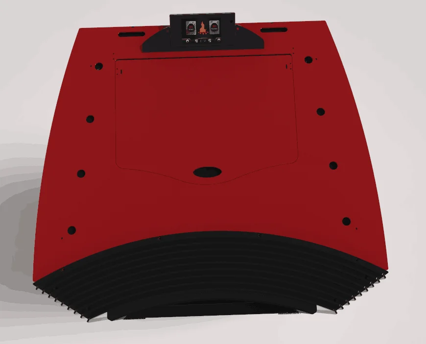 Indoor used wood mantel hydro pellet stove boiler 22KW with remote control