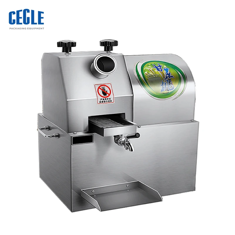New Design Safe Battery Power-Supply Commercial Sugarcane Juicer Machine