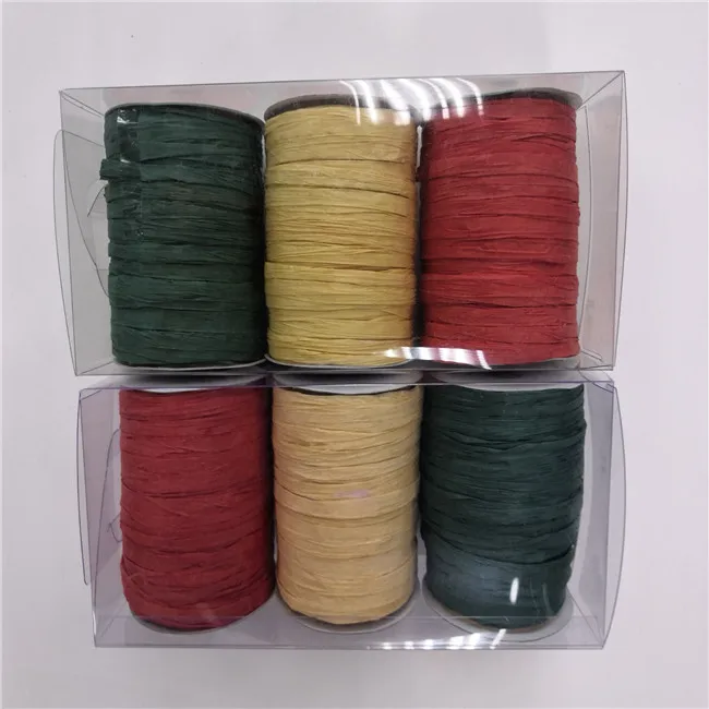 5mm paper raffia band ribbons string
