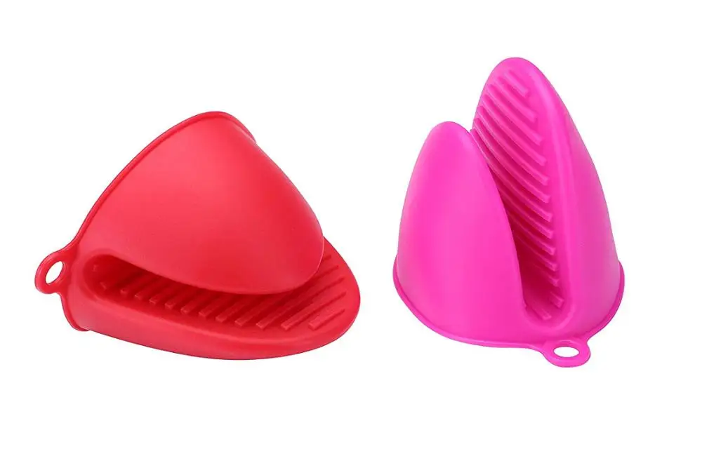 Красочные Безопасные кухонные силиконовые перчатки/силиконовая рукавица для духовки/силиконовый держатель для горшка силиконовые перчатки для барбекю гриль для духовки