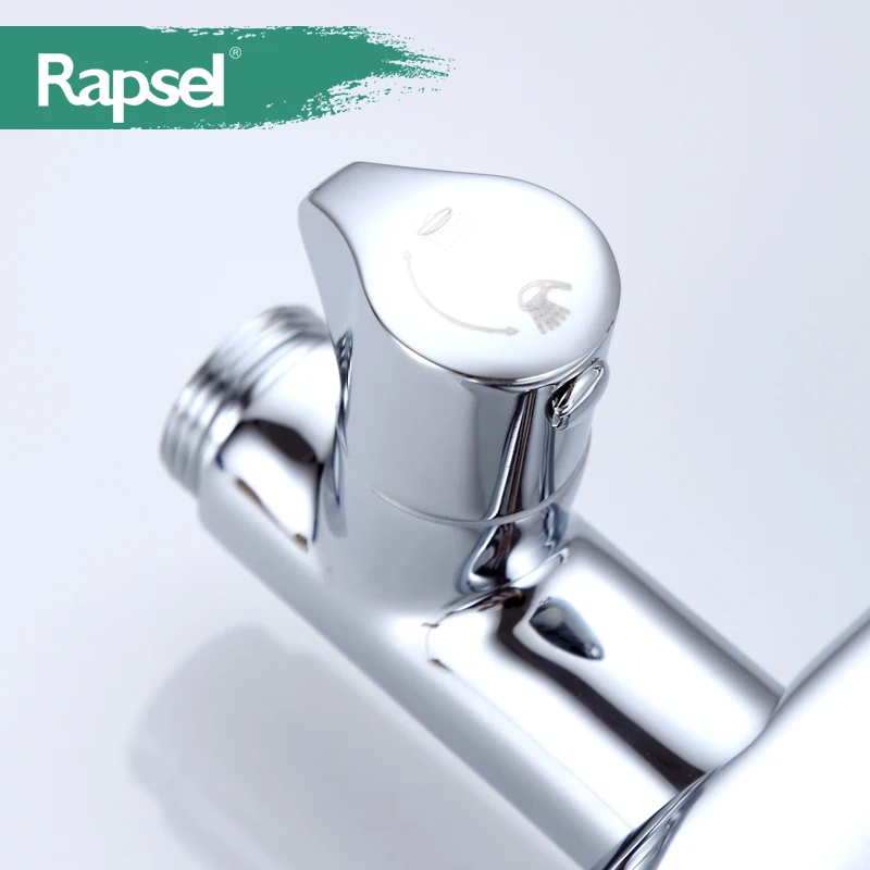 New Style Bathroom Chrome Brass Wall Mounted Rainfall Faucet Shower Set