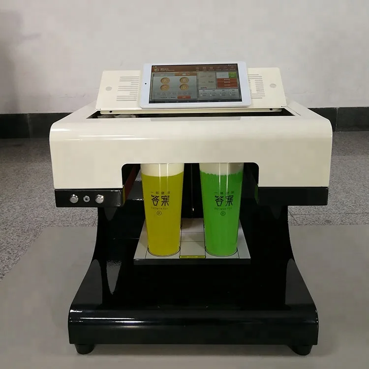 Directly print digital selfie hot coffee printer 3d machine