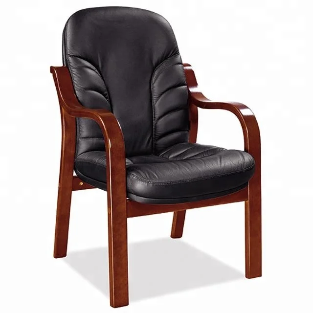 
Chair For Meeting Room Wooden Frame Conference Chair 