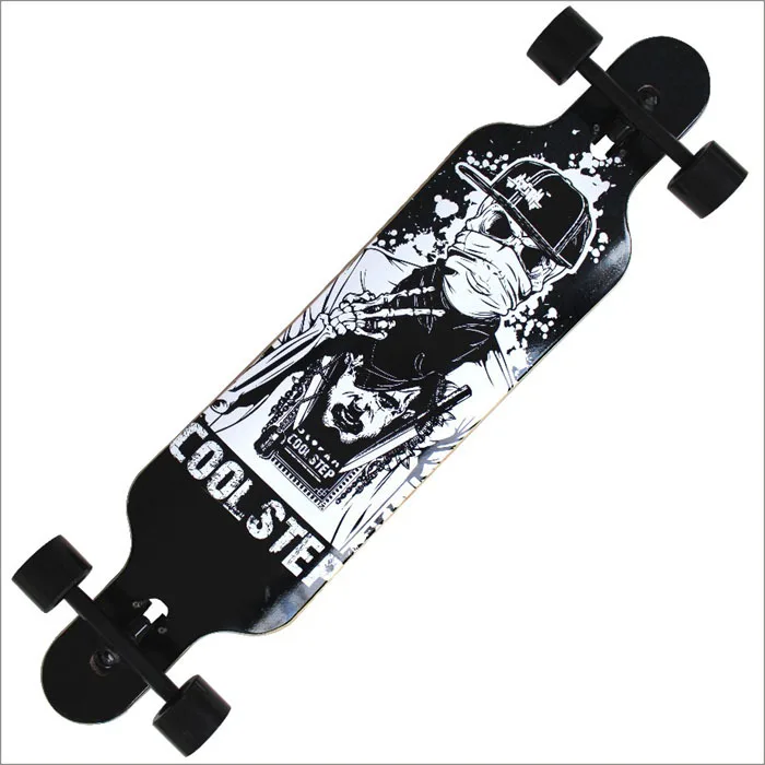 Wholesale Pro Quality Chinese maple longboard wooden skateboard