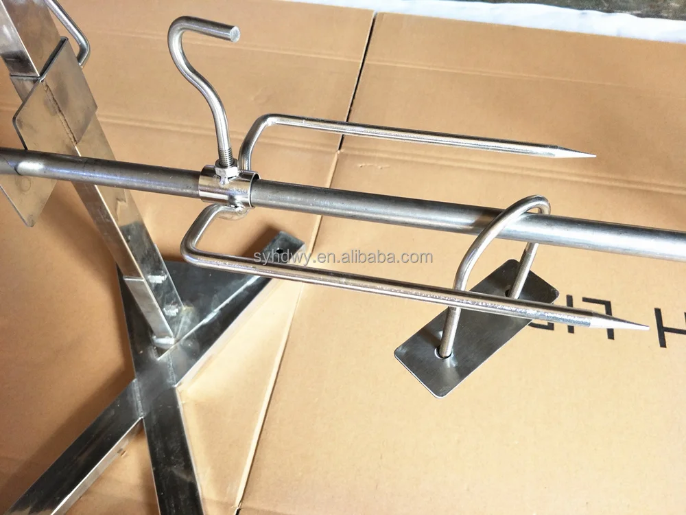 car battery power bank type camping pig rotisserie bbq tripod spit roaster with various speed motor