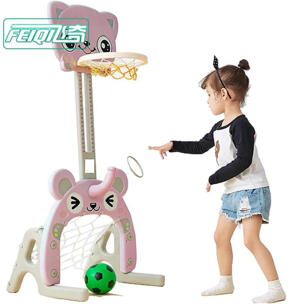 Высококачественная пластиковая портативная баскетбольная подставка для детей