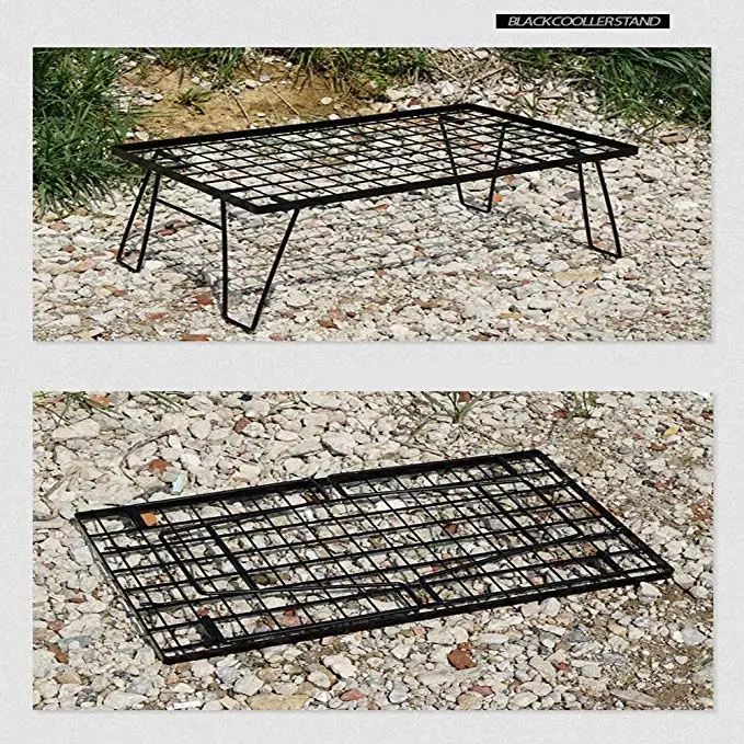 
2019 new design Hot selling round tube folding mini stainless steel bbq tools charcoal portable bbq grill for Cooking Picnic Cam 