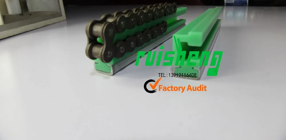 plastic high wear resistance steel galvanized UHMWPE roller chain guide