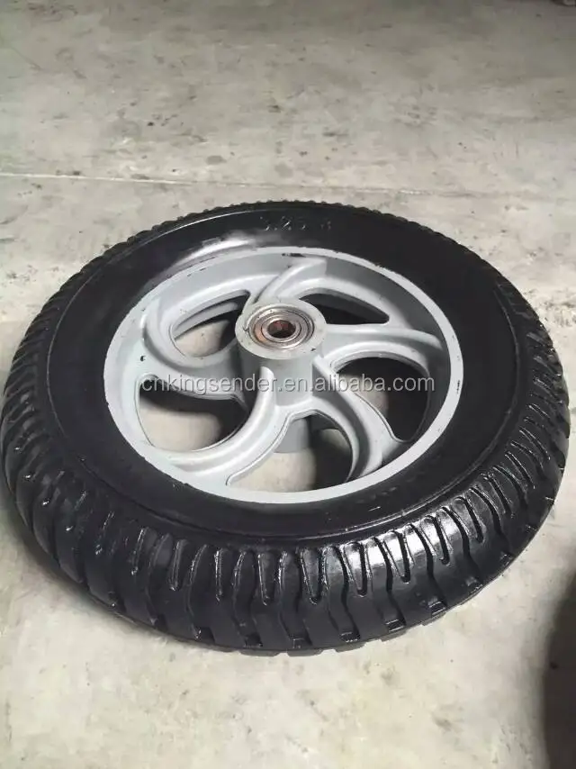 lowes semi-pneumatic rubber wheel