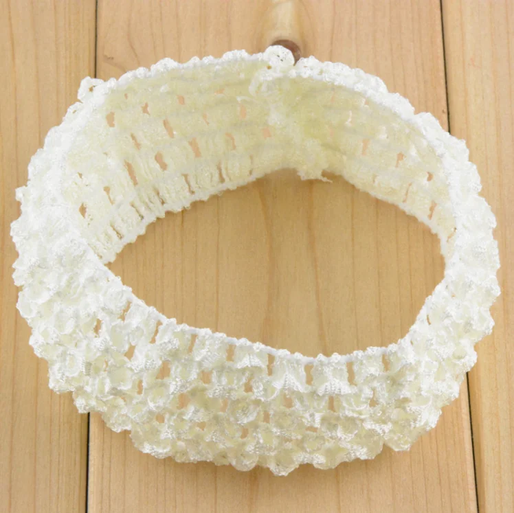 1.5 inch 4cm*15cm Lovely Cheap Handmade Kids Headbands Skirt Accessories Crochet Tube Top Tutu Tops